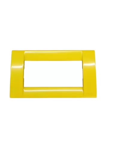 Vimar 16734.02 Placa Idea 4 módulos amarillo